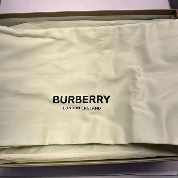 Authentic Burberry Ramsey Multi Taupe Brown Low Top Sneakers Size US 9 EU 42 NEW - Picture 9 of 13